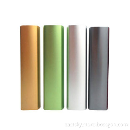 Universal aluminum power bank charger, stylish, compact, portable and fashionable design